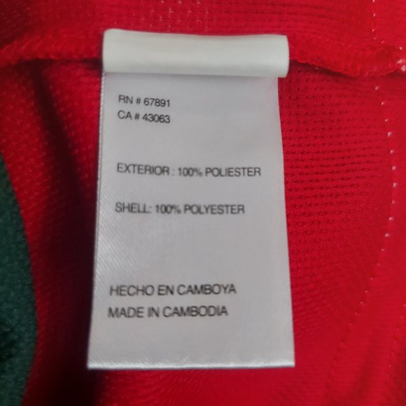 Red and Black Kids Large 12/14 Minnesota Wild NHL Numberless Jersey - Picture 4 of 4